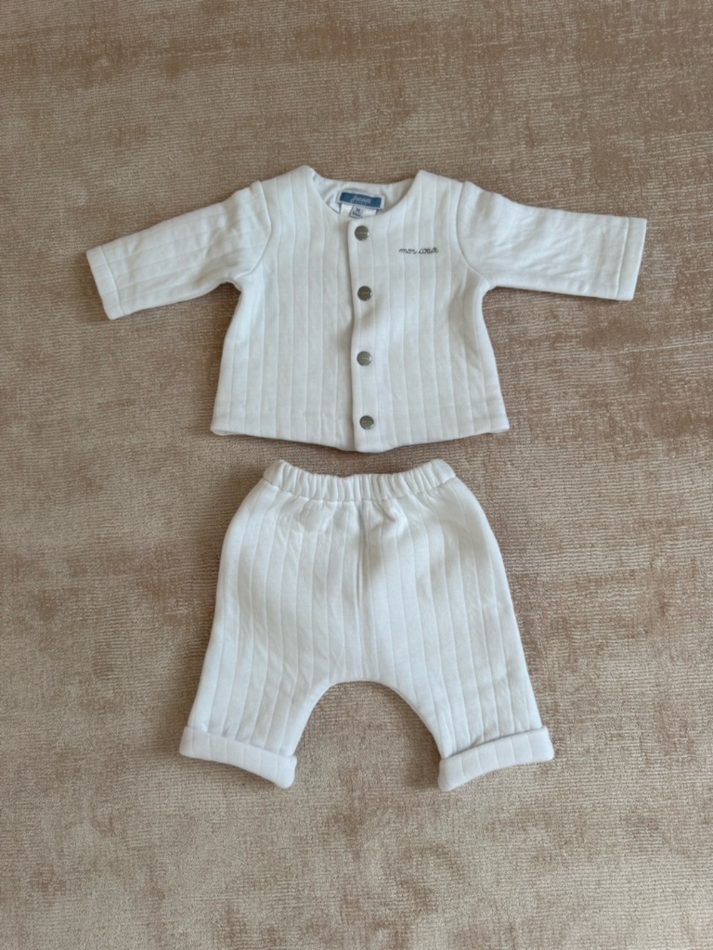 Jacadi Baby comfort set - jacadi white.